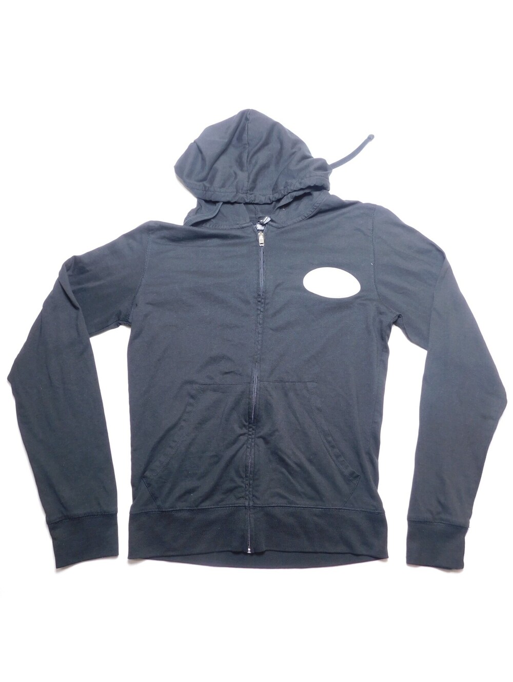District Hammerhead Fred’s Panama City Beach Hoodie Black Men's Small S Zip Up